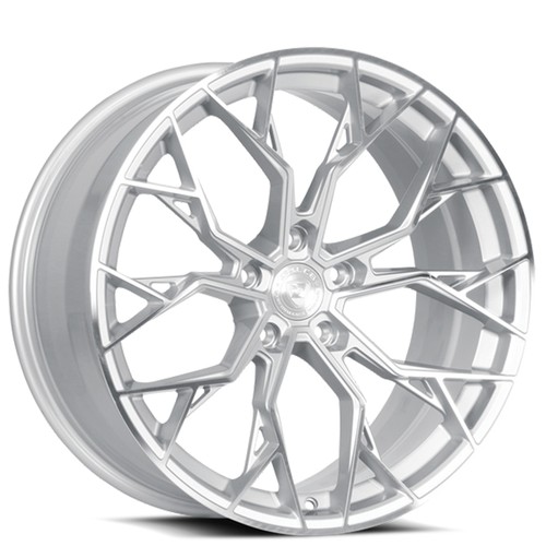Gloss silver machined face - gloss,